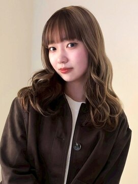 ユニバイリサ 天神大名店(uni by risa) 前髪カット 顔周りレイヤー レイヤーカット ハイライト