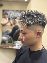 バーバーサトウ(BARBER SATO) ツイスト キンメッシュ