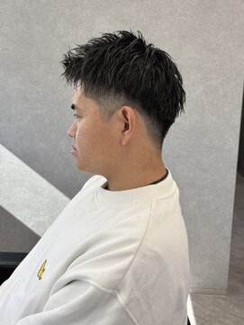 リオールバイニアウ(RE:ALL by Niau) 刈り上げショートメンズショートツイストスパイラルパーマ群馬
