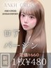 ハイトーンロング☆1ケアブリーチカラー+エクステ枚数相談1枚480円～