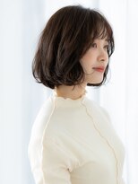ドクターズサロン LAB 小山店&nbsp;暖色系カラー大人美人ミストバング小顔ボブl小山20代30代40代