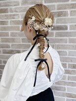 ブロッサム 上福岡店(Blossom)&nbsp;フィッシュボーン/リボンアレンジ/ヘアアレンジ［上福岡］