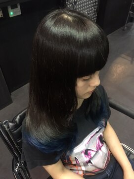 ゾーマ(ZOUMA) 毛先ネイビーカラー！　ＴＲＩＣＫＳＴＹＬＥ☆