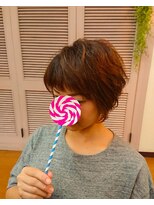 ビューティーサロンみさき&nbsp;ショートバングが可愛い♪ナチュラル仕上げのショートボブ