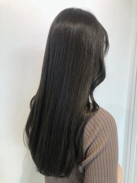 アドラーブル 長岡新保店(adorable) 20代30代40代髪質改善カラーアッシュベージュ艶感ストレート