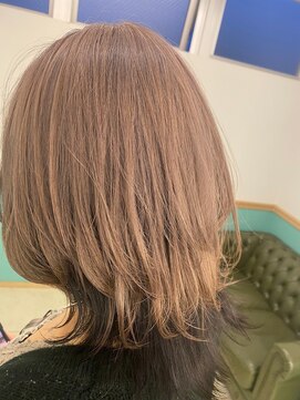 ゲーム 吉祥寺店(GAME) ダブルカラーケアブリーチハイトーンベージュレイヤーボブ