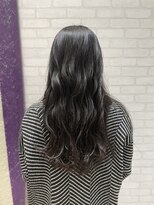 アース 検見川浜店(HAIR&MAKE EARTH) セミロング透明感漂うアッシュカラー