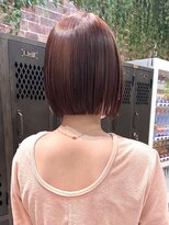 ネウィ ジャム 町田(newi JAM)&nbsp;切りっぱなしボブ/ミニボブ/ショート/ピンクブラウン