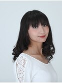 20代30代40代☆重めバング×抜け感ロングで大人可愛い印象に♪