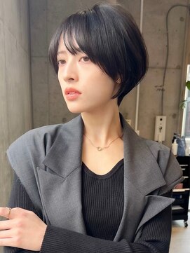 ロンドエニカ 大宮(Lond enika) 切りっぱなしボブエアリーロング美髪ピンクブラウン[大宮]