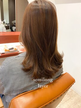 マーリャヘアー(mallia hair) セミロング外ハネ
