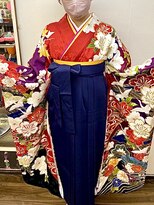 アップスニニー(up's niny)&nbsp;ステキなお着物を可愛く着付け♪『卒業式袴着付け＋ヘアセット』