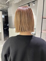 キートス(Kiitos)&nbsp;切りっぱなしボブハイトーンストレートボブ
