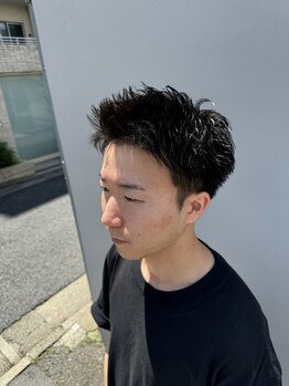 レーヴバイリコ 三軒茶屋(Reve by liko)の写真/オシャレで清潔感のあるメンズカットもお任せください♪ON/OFFどちらも決まる好印象スタイルに仕上げます◎