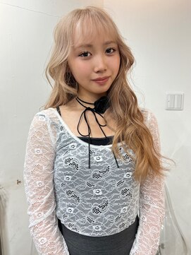 リヴ ウメダ(LIV umeda) ベージュ/ブリーチ/ダブルカラー【梅田】