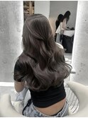 髪質改善*ゆるウェーブデザインカラー*美髪【Zina梅田茶屋町】