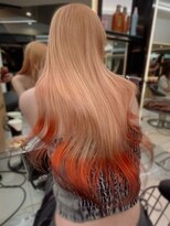 ラピス 渋谷本店(Lapis) エンドカラー/ホワイトグレージュ/ミニウルフ/チェリーブラウン