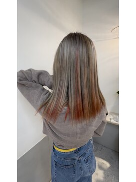 ヘアサロン カンパニュール(hair salon Campanule) デザインカラー【オレンジ】