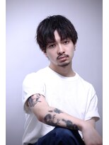 リップスヘアー 銀座(LIPPS hair)&nbsp;大人のメンズパーマ　極ゆるパーマ　アップバング