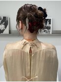 お呼ばれヘア　リボンアレンジ　【maiko】【吉祥寺】