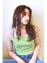 アムネシア 三軒茶屋(AMNESIA)&nbsp;ラベンダーグレージュ/かきあげ前髪