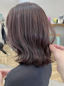 ロミー 本厚木(ROMMY.) 20代~50代☆大人ガーリーラベンダーミルクティーくびれボブ