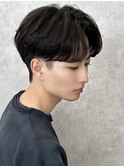 毛流れセンターパート