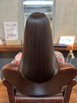 スローネ(THRONE) 縮毛矯正で艶髪/20代30代40代/新宿/髪質改善