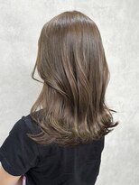 ルノン(LUNON)&nbsp;暗めカラーグランマッシュデザインカラーフェイスフレーミング