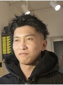 ショート２ブロック/ハードツイストパーマ