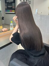 ラピステン 福岡天神 大名店(Lapis) グレージュ/ブラウン/ブリーチなしダブルカラー/髪質改善