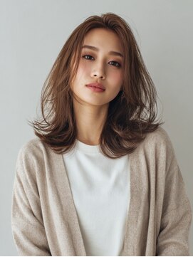 AccessMoon 米沢本店 クラゲヘアー/小顔/ココアベージュ/オリーブグレー/水戸米沢