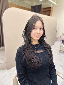 ガルボヘアー 心斎橋店(garbohair) 心斎橋プルエクステ韓国レイヤーカットハッシュ内巻きワンカール