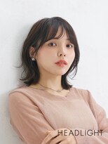 ボニア バイ ヘッドライト 大阪梅田店(BONIA by HEADLIGHT)&nbsp;ミディアムレイヤーボブ×小顔×オリーブグレーブラウン/黒髪