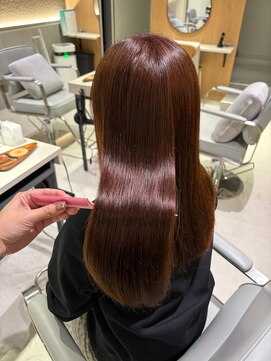 マロンブラウン◎艶ブラウン◎髪質改善