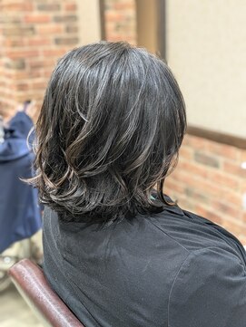 デジタルパーマ／ボブ／コテ巻き風
