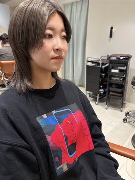 ガリカ 両国(Gallica) 骨格バランスに合わせて作る『ミディアムウルフスタイル』