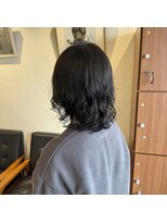 アルマヘアー(Alma hair by murasaki) ◎ブルーブラックカラーのパーマスタイル◎