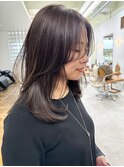 顔まわりカット×ワンカールレイヤー