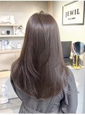 大人可愛いこっくりグレージュ
