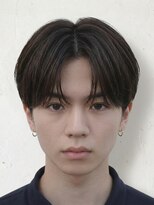 グロウ 天神店(growth)&nbsp;シースルーコンマバングセンターパートニュアンスパーマ