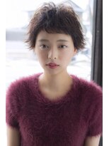 ヘアーアンドメイク ファット(Hair&Make PHAT) 外ハネ大人ショートブラウンカラー20代30代40代