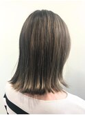 クール系切りっぱなしボブ