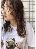 【GIFT】ブランジュ くせ毛風 グレイアッシュ 大人かわいい