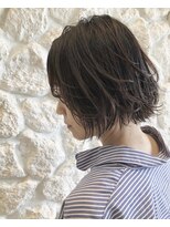 モアナ バイ ヘッドライト 駒沢大学店(Moana by HEADLIGHT)&nbsp;エアリーボブ#カーキアッシュ#大人かわいい