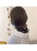 "オーダー急増中くびれミディ…ボブウルフ"ayumi