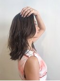 大人ハイライト×透明感カラー