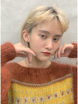 ソーコ 渋谷(SOCO) 【SUN】かきあげブロンドボブ