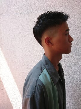 グラスヘアー 本店(Grass hair) フェード×モヒカン