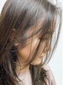 前髪レイヤーStyleアッシュベージュ